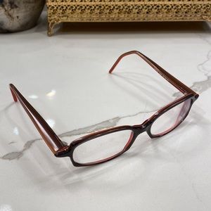 Volte Face - France - Rx - Red Eyeglass Frames - Luxury Parisian Eyewear - EUC